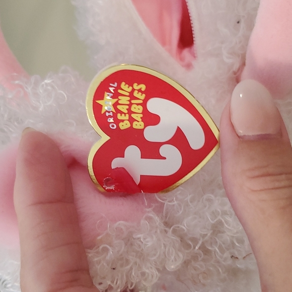 HUTCH CLUTCH Ty Beanie Babies 2005 hidden zipper compartment soft 'fur' EUC - Picture 2 of 9